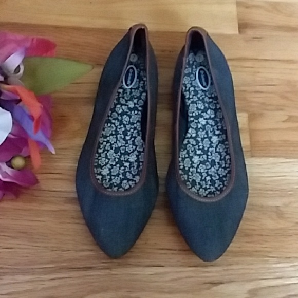 dr scholls denim flats